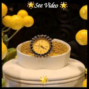Baume & Mercier Fancy Gold, Diamonds & Sapphires Watch
